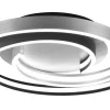 Caya Plafond LED i borstad aluminium