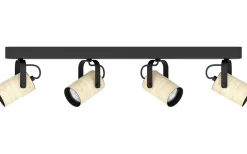 Cayuca Takspotlight 58cm GU10 LED 3000K 4x3W Svart