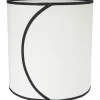 Celyn Ava Cylinder Lampskärm Ø30cm Offwhite/Svart
