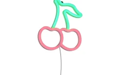 Cerise LED-neonskylt