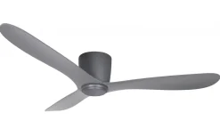 Cetus II 132cm Takfläkt Antracit Motor, Silverblad