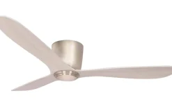 Cetus II 132cm Takfläkt Nickelfärgad Motor, Vitlaserade Ekblad