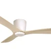 Cetus II 132cm Takfläkt Vit Motor, Vitlaserade Ekblad