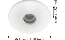 Chango LED-Spot för fönstersmygar 32mm, 3000K 1W(10W) Vit IP44 Kit-3 pack