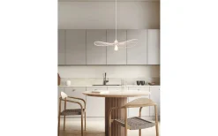 Chapeau Taklampa 60cm E27 matt vit