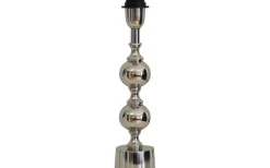 Charlotta Lampfot 30cm Krom