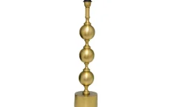 Charlotta Lampfot 66cm Mässing