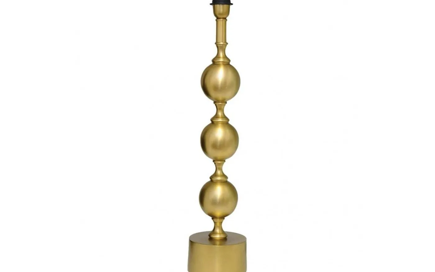 Charlotta Lampfot 60cm Mässing