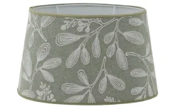 Charlotte Lampskärm Oval 20cm Grön