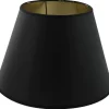 Chintz Lampskärm Ø17cm Svart/Guld