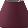 Chintz Lampskärm Ø50cm Vinröd