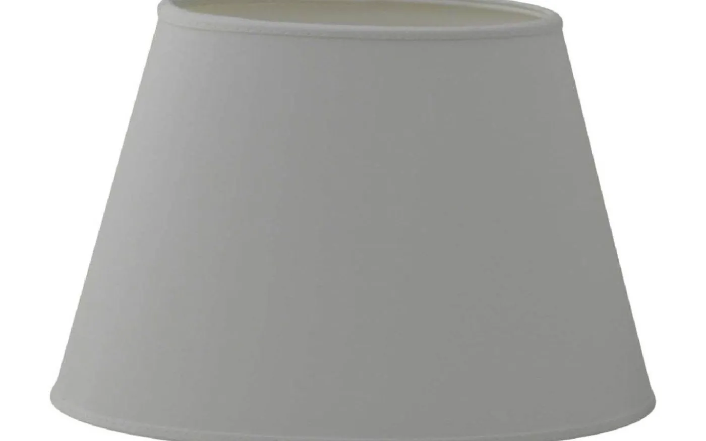 Chintz Oval Lampskärm 25cm Vit