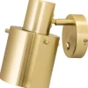 Clark 1 Vägglampa E27 Borstad Mässing