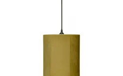 Classic Cylinder Takskärm Ø24cm Sammet Senap