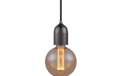 Classic Pendel Med E27-Sockel Gun Black