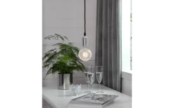 Classical Sladdställ Zink E27 3,5m Textilkabel