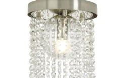 Claudia Plafond 20cm Krom/Klar IP23