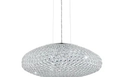 Clemente Taklampa Kristall 54cm Krom