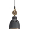 Cleveland Tak-/Fönsterlampa 14cm Grå/Mässing
