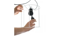Cloud Pendel E27 Silikon 3m kabel Svart