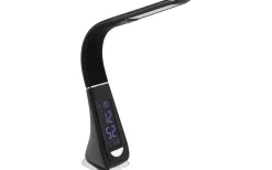Cognoli Skrivbordslampa med Klocka 51cm LED 5000K 4,4W Svart