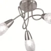 Colmar Plafond 47cm 3xE14 borstat stål