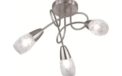 Colmar Plafond 47cm 3xE14 borstat stål