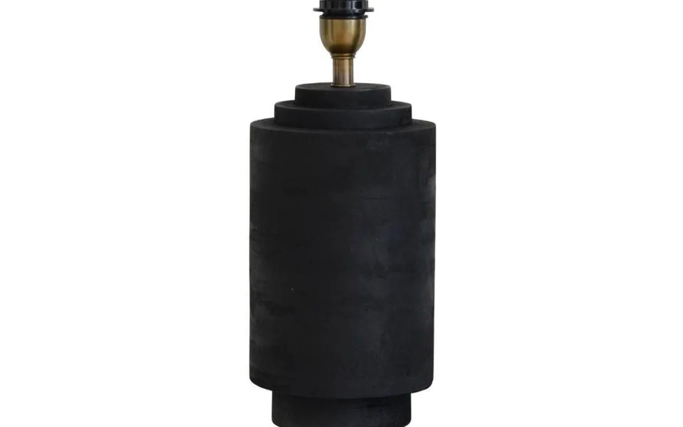 Columna Lampfot 40cm Antik Svart