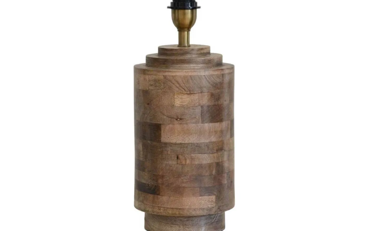 Columna Lampfot 40cm Åldrat Trä