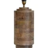 Columna Lampfot 50cm Åldrat Trä