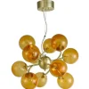 Como Taklampa 50cm Mässing/Amber