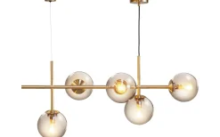 Como Taklampa 93cm Rök/Mässing