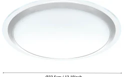 Competa Plafond 33,5cm LED 3000K 15,6W Vit