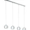 Conessa Taklampa 101cm GU10 LED 3000K 4x3W Krom