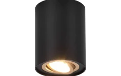 Cookie Takspotlight 1-del GU10 svart/guld