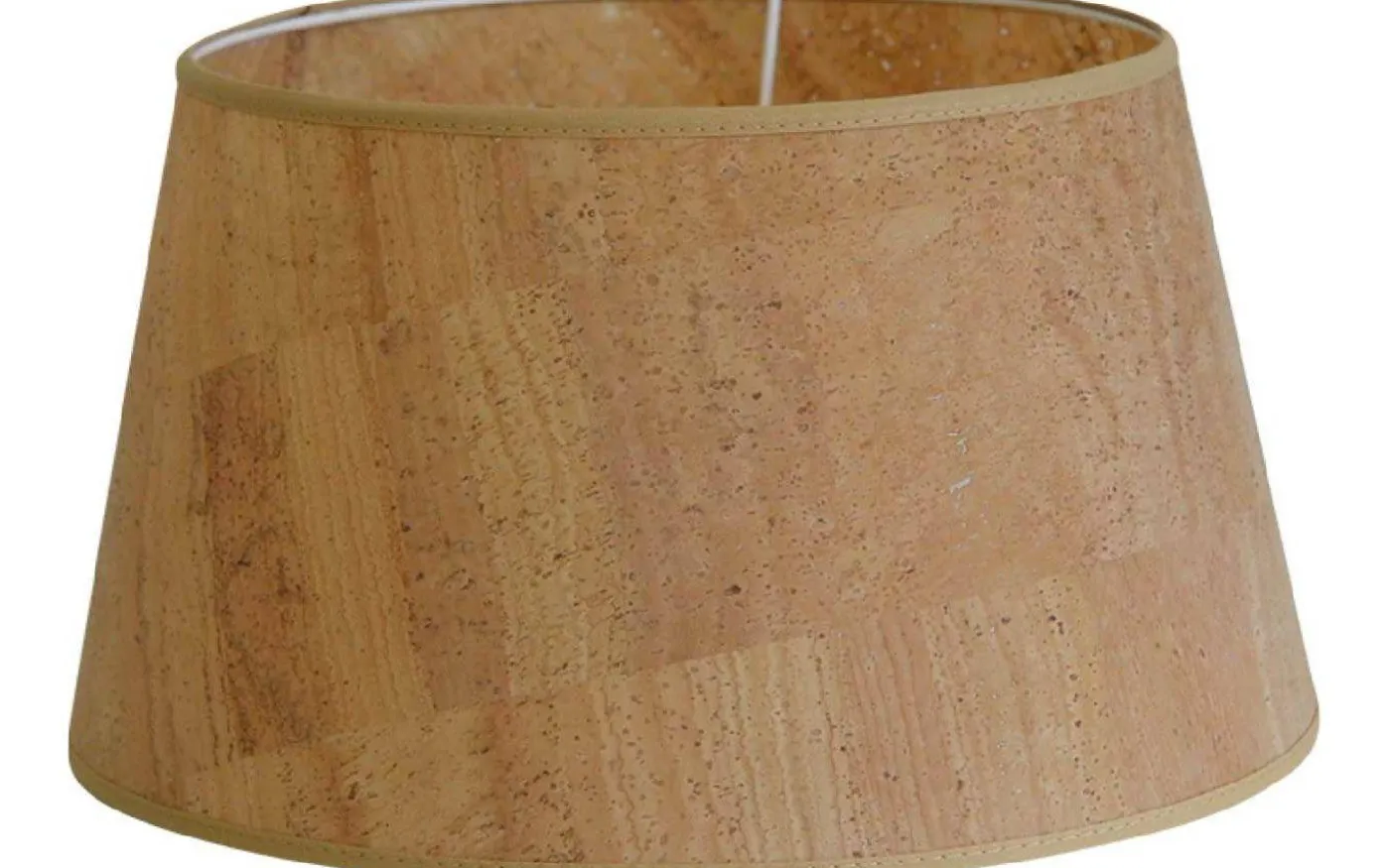 Cork Lampskärm Låg Ø25cm Transparent Natur