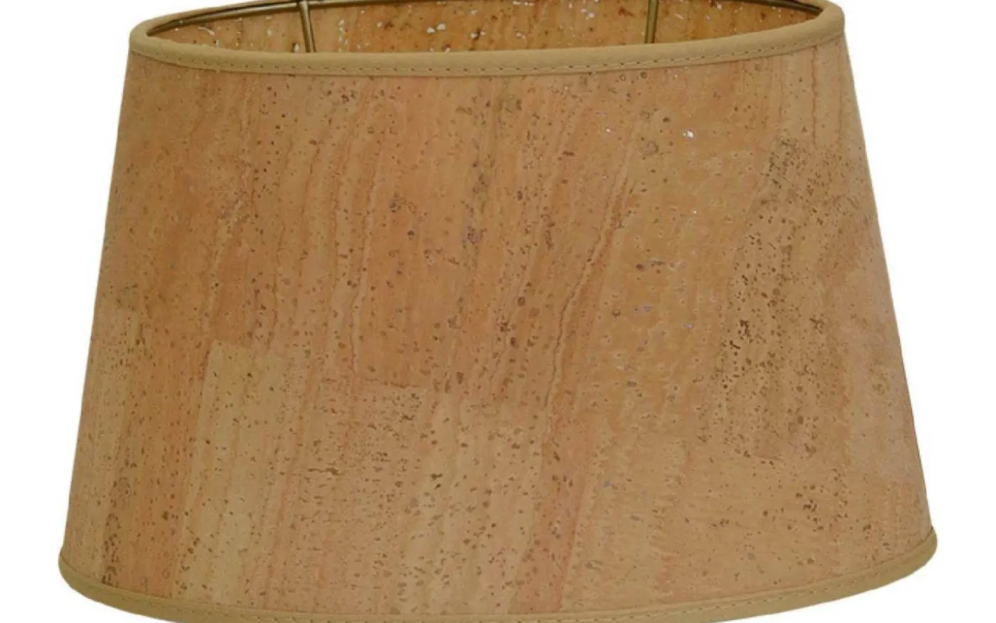 Cork Oval Lampskärm 20cm Transparent Natur