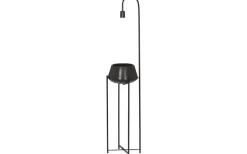 Cornelia Golvlampa med blomkruka 140cm Svart