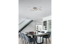 Corso Plafond LED i borstat stål