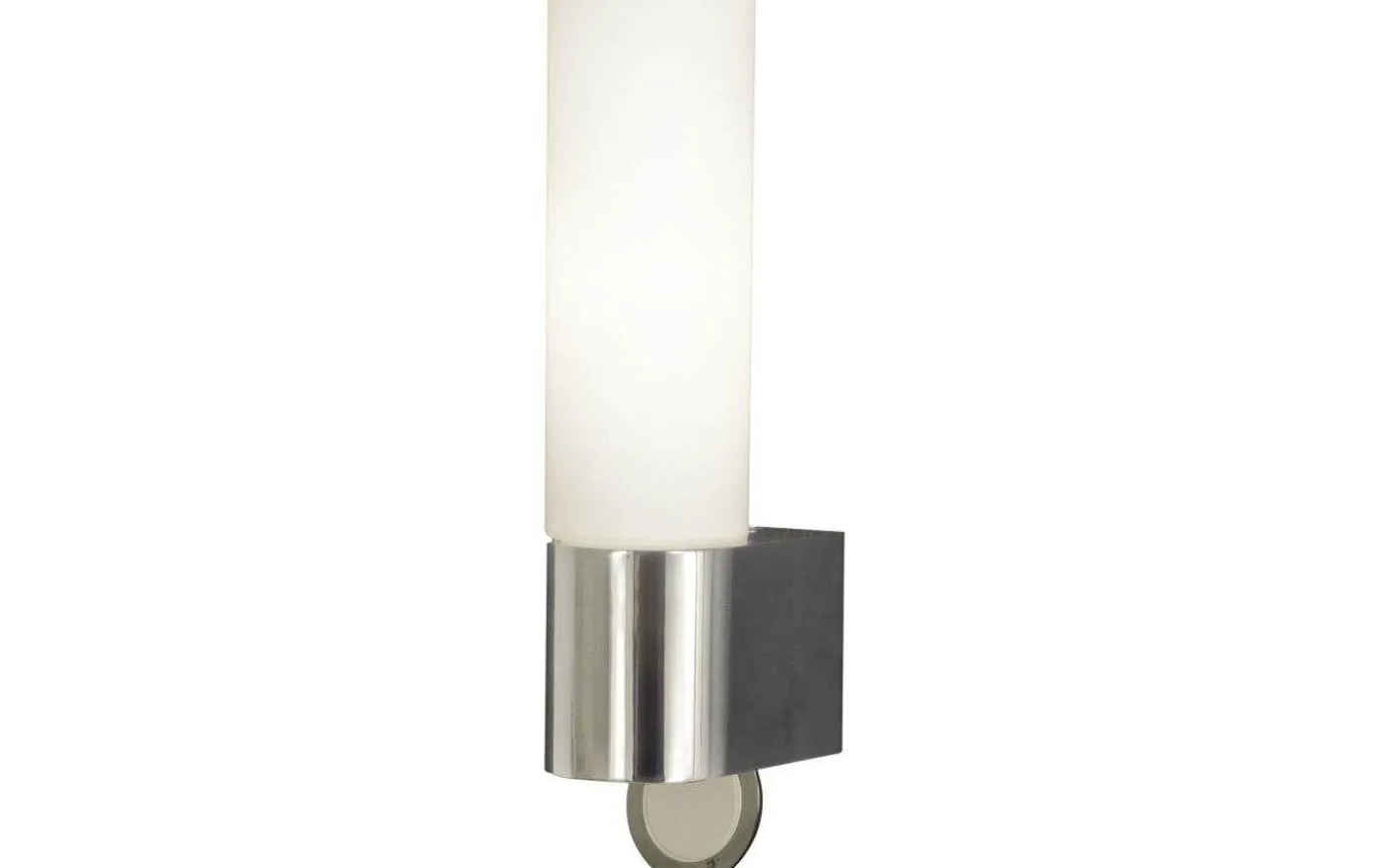 Cosenza Vägglampa med Eluttag Krom IP44
