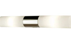 Cosenza Vägglampa med Uttag 44cm Krom IP44