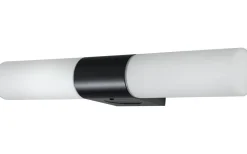 Cosenza Vägglampa med Uttag 44cm Svart IP44