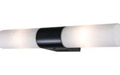 Cosenza Vägglampa med Uttag 44cm Svart IP44