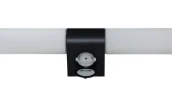Cosenza Vägglampa med Uttag 44cm Svart IP44