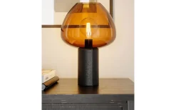 Cozy Bordslampa 42cm Svart/Konjak