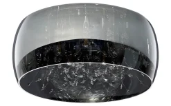 Crystal Plafond 50cm 5xE14 krom/rökfärgat glas