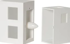 Cube Bordslampa E14 25cm Vit