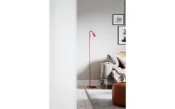 Curve Golvlampa 146cm Matt Mörkröd