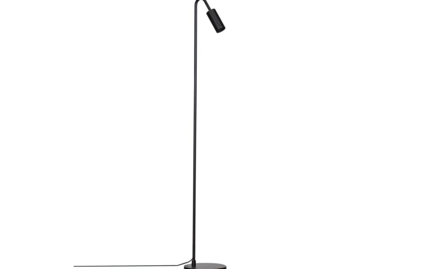 Curve Golvlampa 146cm Matt Svart