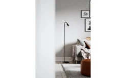 Curve Golvlampa 146cm Matt Svart